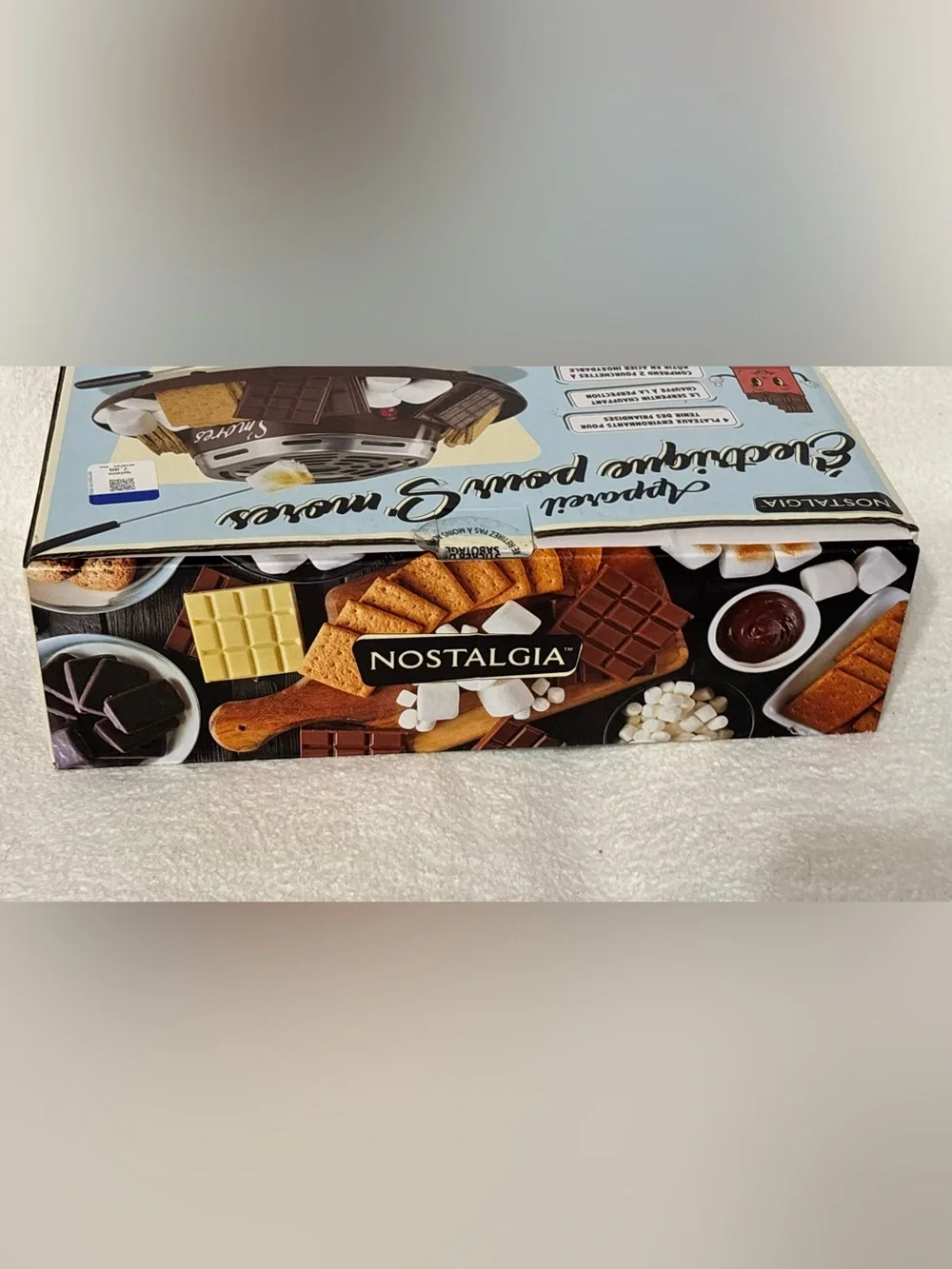 Nostalgia Electric S'mores Maker in Brown and Silver